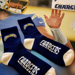 Los Angeles Chargers Boys Crew Socks